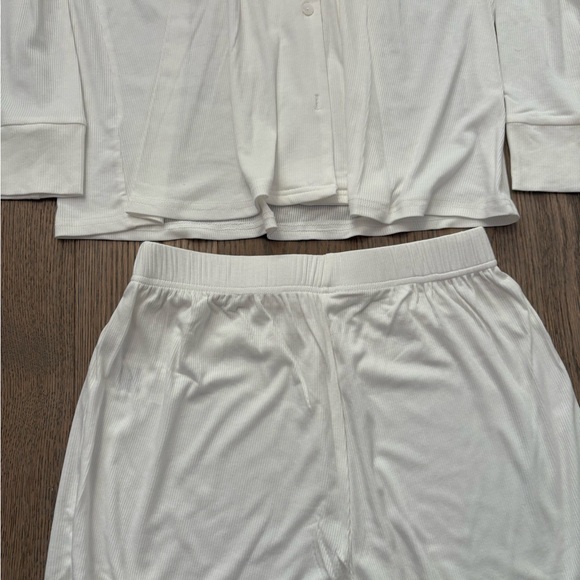 White Loungewear Set - Picture 2 of 3